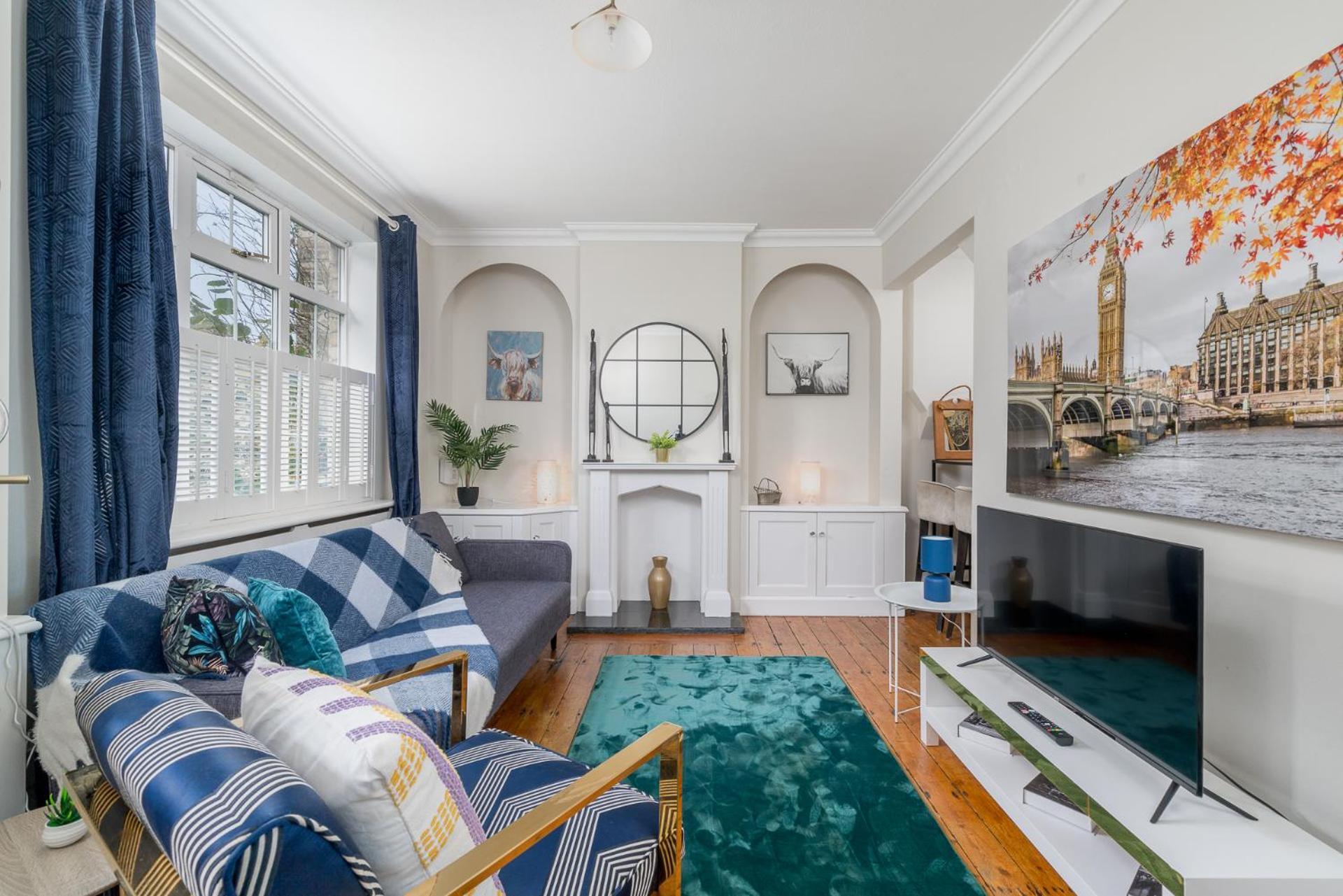 Appartement Luxury House Near River Thames Garden House Parking 6 Guests *